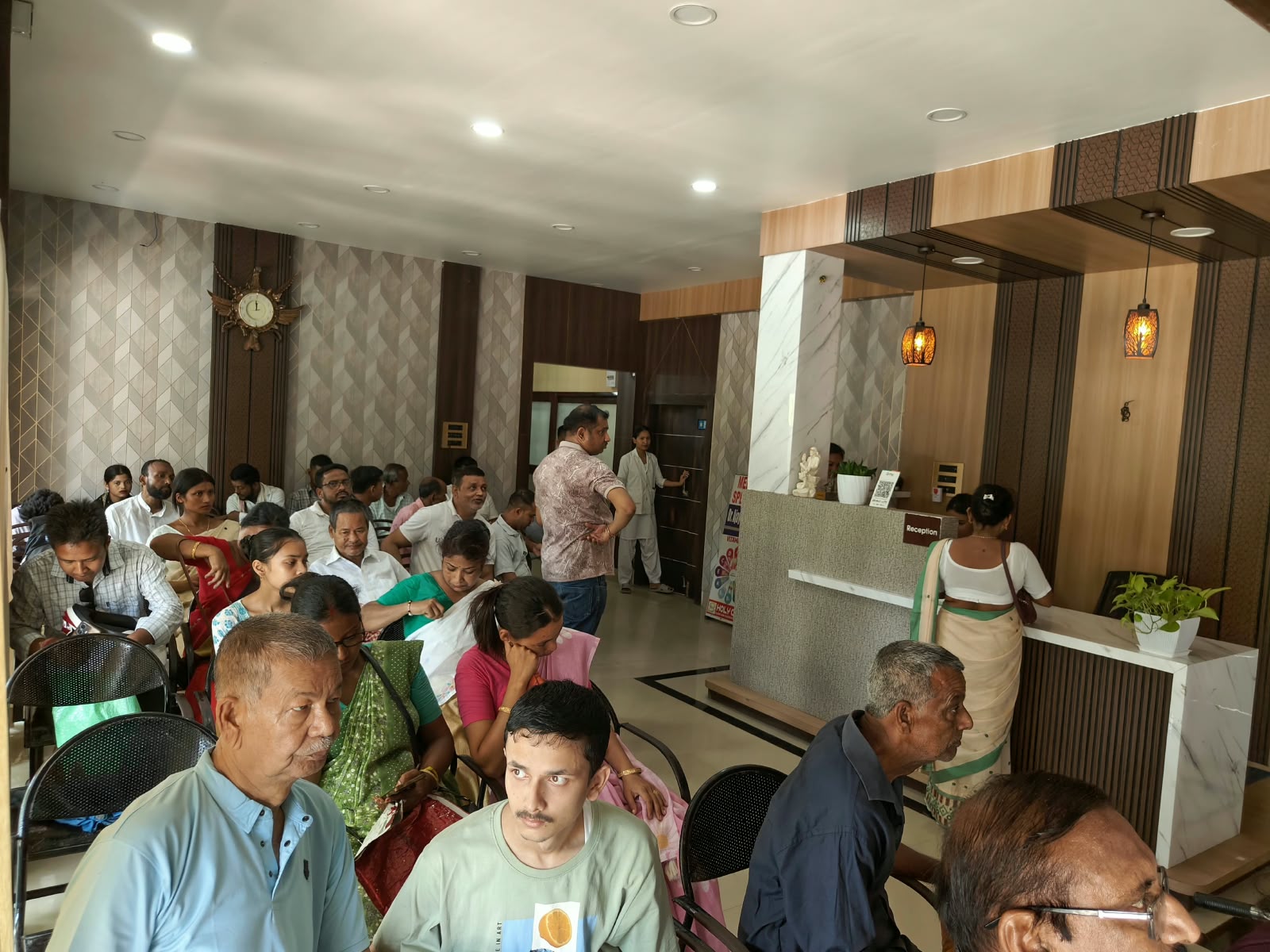 Reception, Holy City Clinic